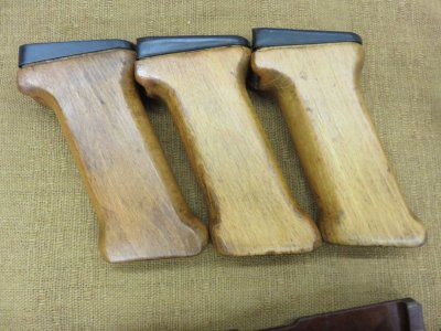 Lot of 3 Hungarian AMD65 / AK63F wooden grips