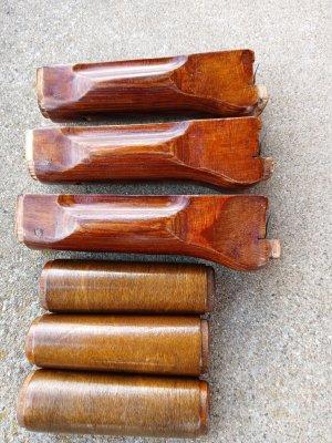 NOS Russian laminated wood handguard sets