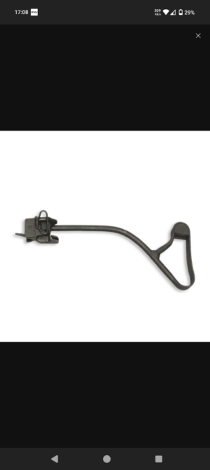 Romanian Wire Folder Button or Lever