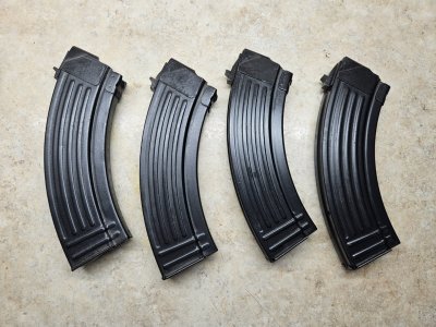 NOS Chinese 762 flat back mags
