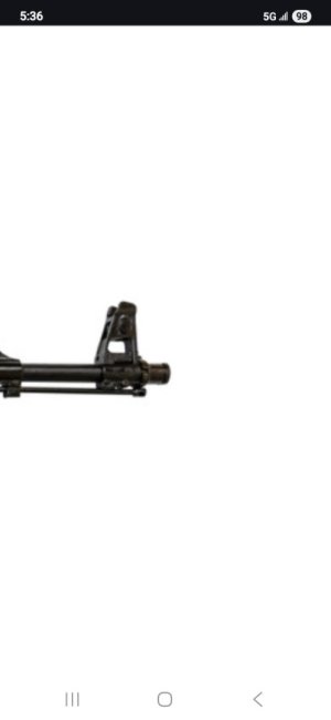 CUR2 front sight, muzzle nut and stock