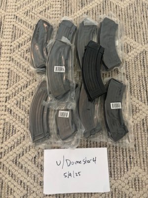 Croatian Steel 30 round Mags 7.62x39