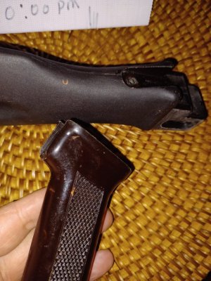 Russian plum buttstock and izzy grip w few flecks