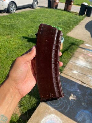 Plum ak74 mag