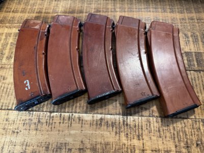 Bakelite, Plum, AIMS and Polymer AK74 Mags