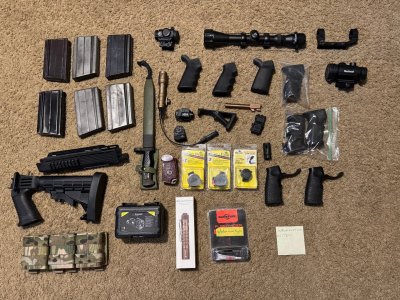 [WTS] Surplus Steel FAL Mags (Israeli and African), Russian Makarov Bakelite Grips, Surefire 4prong (sf4p), Daniel Defense AR Grips, DD Birdcage, DD F