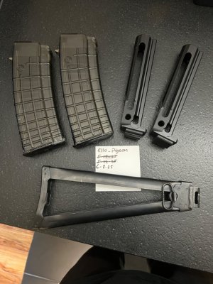 5.56 (10) clear mags, sureshot m4 adapters, 4.5mm triangle
