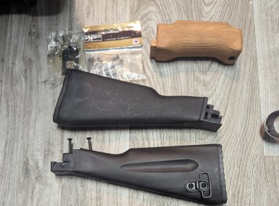 Beryl and Tapco AK Stock, Micro Draco HG, Polish UF plate