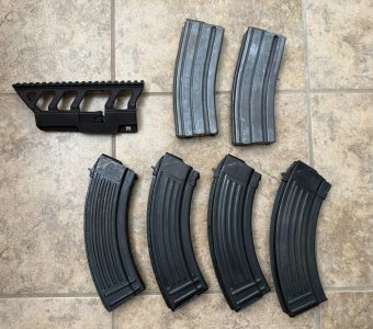 AK Chinese transitional spined mags, AK Master Mount SVD/PSL