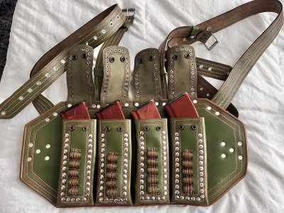 Khyber pass Leather chest rig