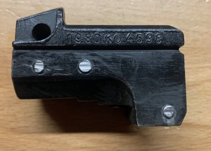 EGYPTIAN MAADI: 1980 Trunnion, Upper Hg W/Gas Tube, 16” NOS AK Barrel, Bolt, Bolt Carrier, Safety, Rear Block, Trunnion, Dust Cover, Front Hg Retainer