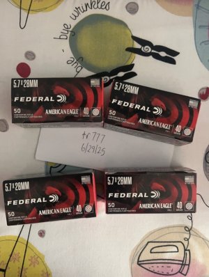200 rds of Federal American Eagle 5.7 Ammo