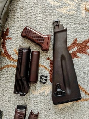 Russian plum furniture with romanian bakelite grip