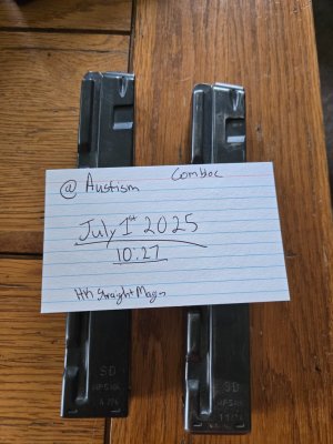 Got some original HK MP5SD straight mags