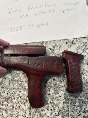 Tench art Romy reverse dong with upper and pistol grip