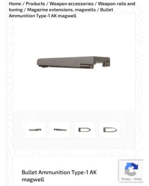 Bullet Ammunition flared magwell type-1