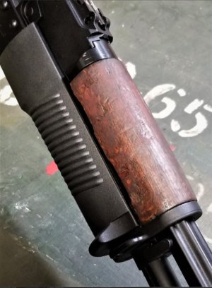 Polish beryl hand guard adaptor