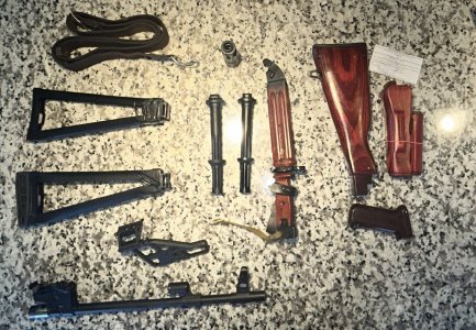 Russian Stuff (Saiga Barrel Assembly, AKM & 100 series Gas Tubes, Tula Bayonet, Russian AKM Furniture Set,Etc), Arsenal Muzzle Brake, RS Regulate Rail