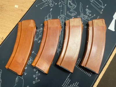 Four Mint East German Bakelite Mags