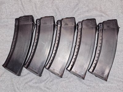 Russian “Izzy” AK-74M/AK-100, AK-103M “true black” 30rd, Bulgy 45rd, & AMMO