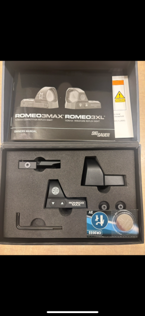 WTS- New Sig Romeo 3 max red dot