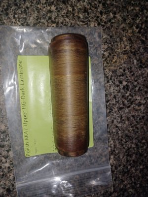 Polish dark laminate upper gas tube cover ..new