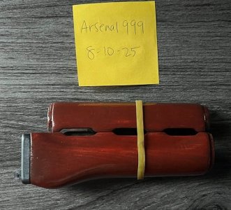 Refinished OEM Zastava ZPAP M92/85 Serbian Red Handguard Set w/ Clear Gloss Finish $65 shipped
