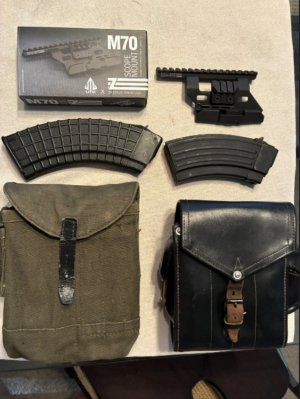 AK Mags Circle 10 7.62x39 Bulgarian 30 rd. Set. Hungarian Steel Military 20rd. Tanker Set.
