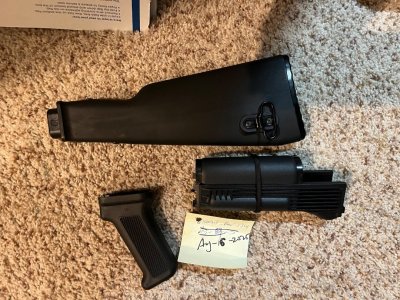 Arsenal milled complete AK/Type 3 furniture set
