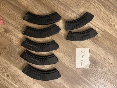 Replica 7.62 and 5.56 Molot ribbed mags