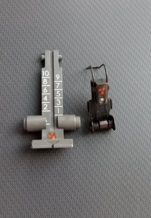 NOS Beryl night sights SET.  (active tritium inserts)  Fabryka Broni Radom Armory (circle 11)