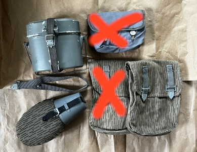 East German Field Gear Lot