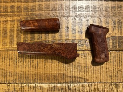 Bulgarian Bakelite Handguard Set and 30MM FDE Scope Mount