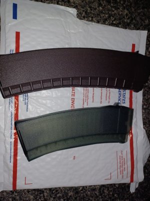 (556 BUNDLE)  1 556 fb radom translucent 30 round/1 commercial bulgarian 45 round 556 magazine..both new never used