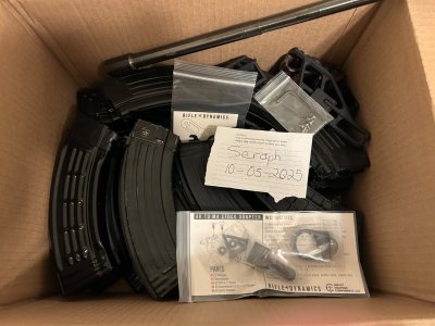 AK magazines and attachments bundle