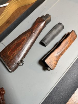 Cleaning out the last of my AK bin