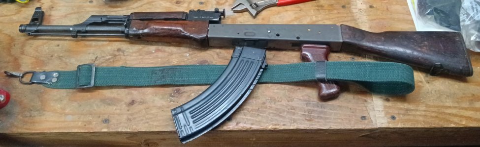 Egyptian Maadi AK47 AKM 7.62x39 parts kit with matching receiver