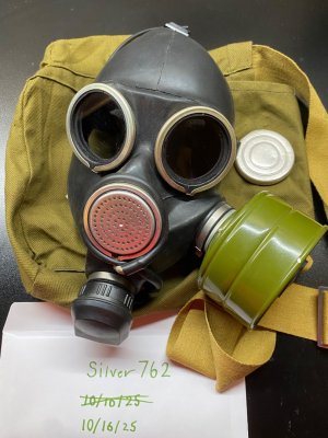 Russian GP7 gas mask kit.