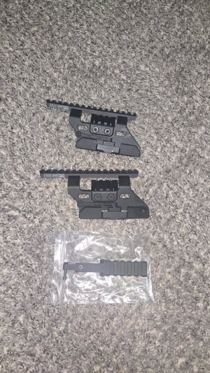 Zastava side scope mount. TWS bitty dot picattiny mount