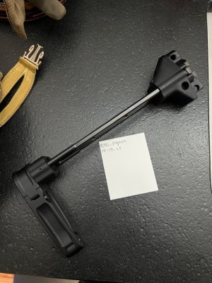 KES mp5k brace with tailhook