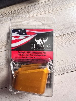 * CLAIMED* Henning Tanfoglio USPSA mag pad.