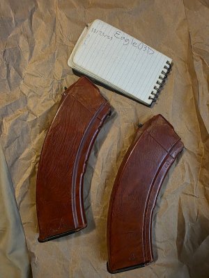 (2) Izzy Bakelite Mags 762x39
