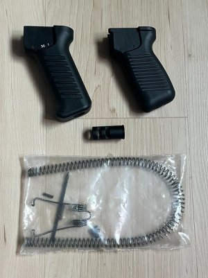 Circle 10 Arsenal Items @ Big Discounted Prices: AR-M9 Grip, SAM7SF OEM Grip, "Shark Gill" Muzzle Brake, AK47 Maintenance Kit