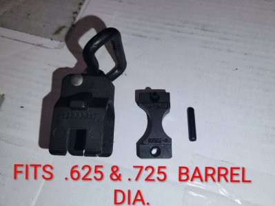 Rare M16 side sling mount for .625 & .725 barrels