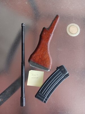 Type 84s mag, Uzi stock, Bulgarian 7.62x39 Barrel