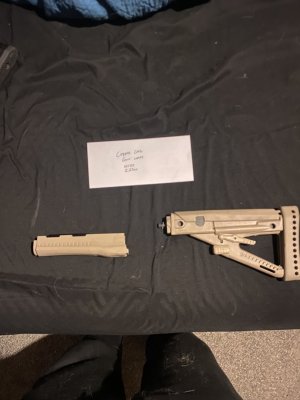 Pro mag hand guard and stock set for zastava