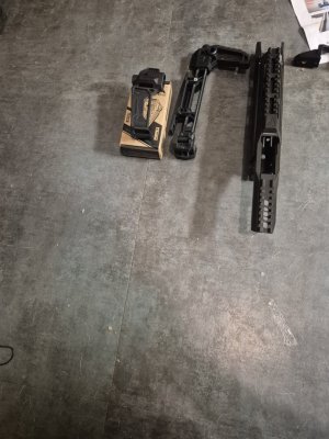 Bawarus handguard, SAG 2.1 handguard, FSA dual folder, EG furniture set, (10) 54r can