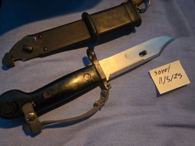 East German m59 mpikm bayonet