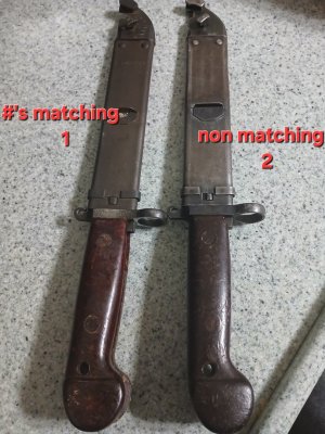 2 AKM bayonets.