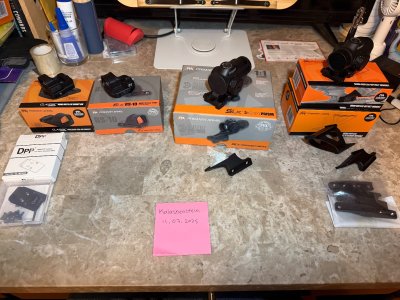 PA 3x microprisms 556 & 7.62x39. PA mini reflex sights